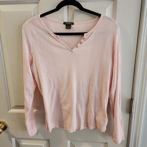 Pink Long Sleeve Top
